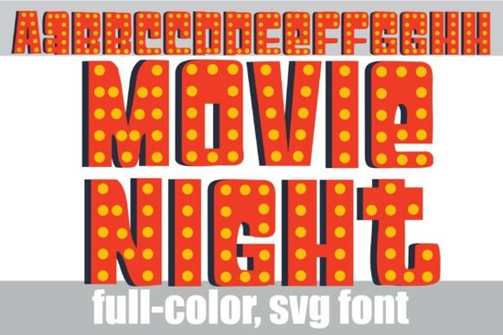 Movie Night Font